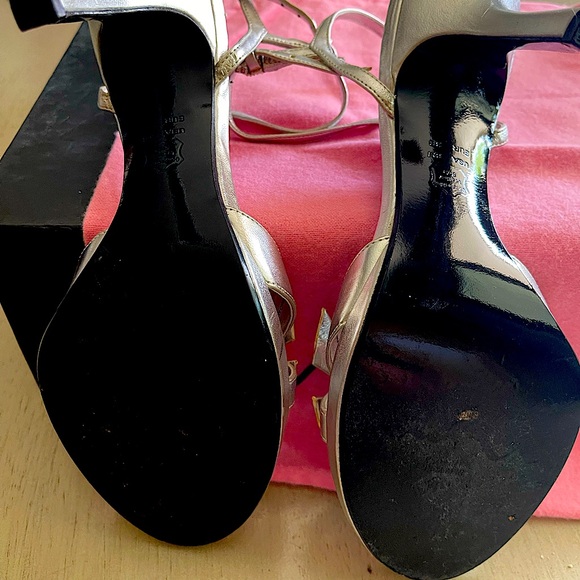 Nina Giammi Silver Metallic Wedding, Prom, Holiday Shoes. Size 8. - Picture 8 of 9